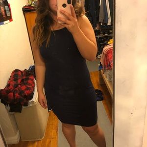 Navy blue dress